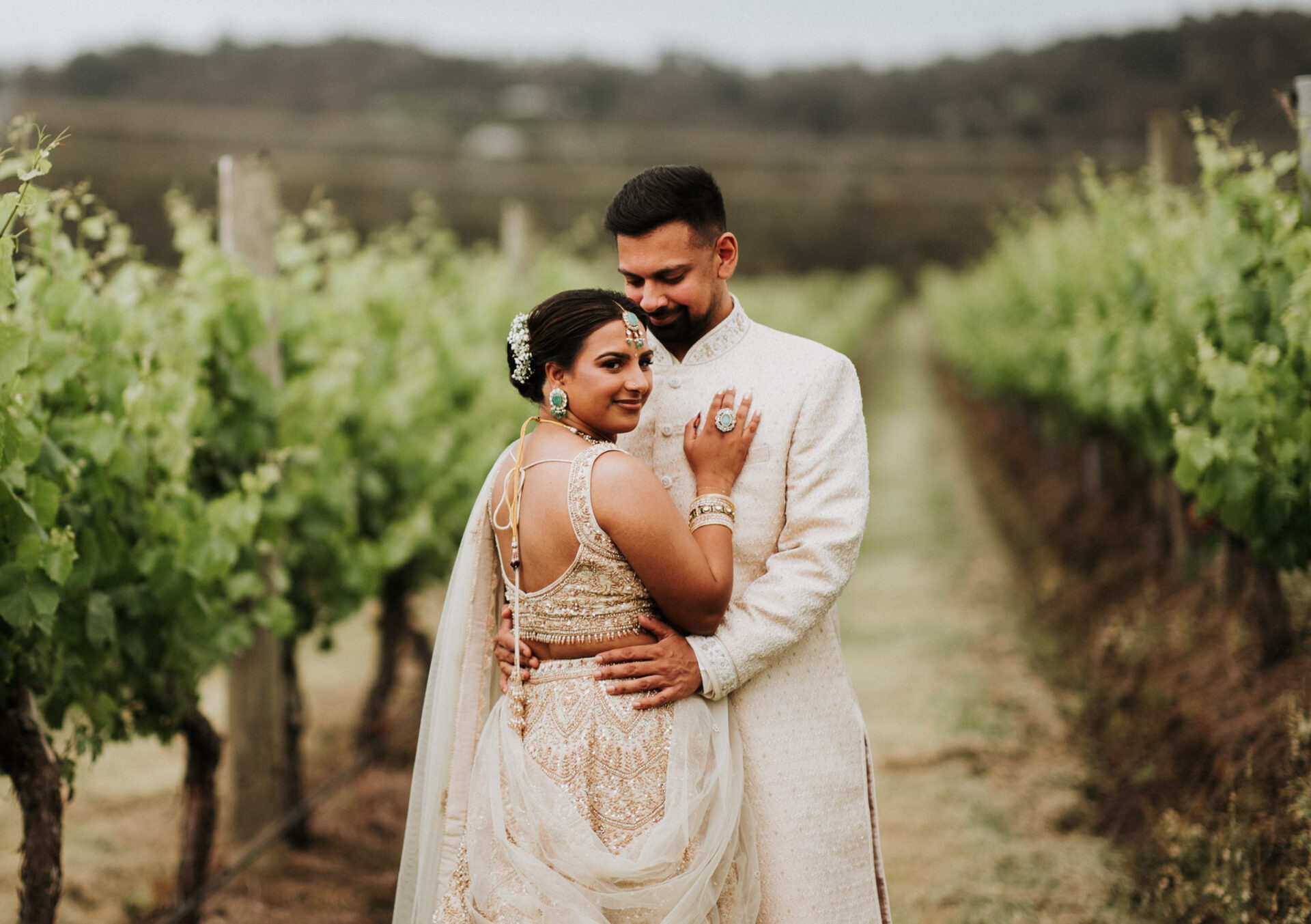 Stefan & Geethanjali | Aerial and Vines of the Yarra Valley
